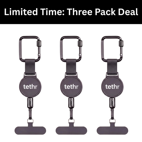 Tethr Phone Leash (Three Pack Bundle)