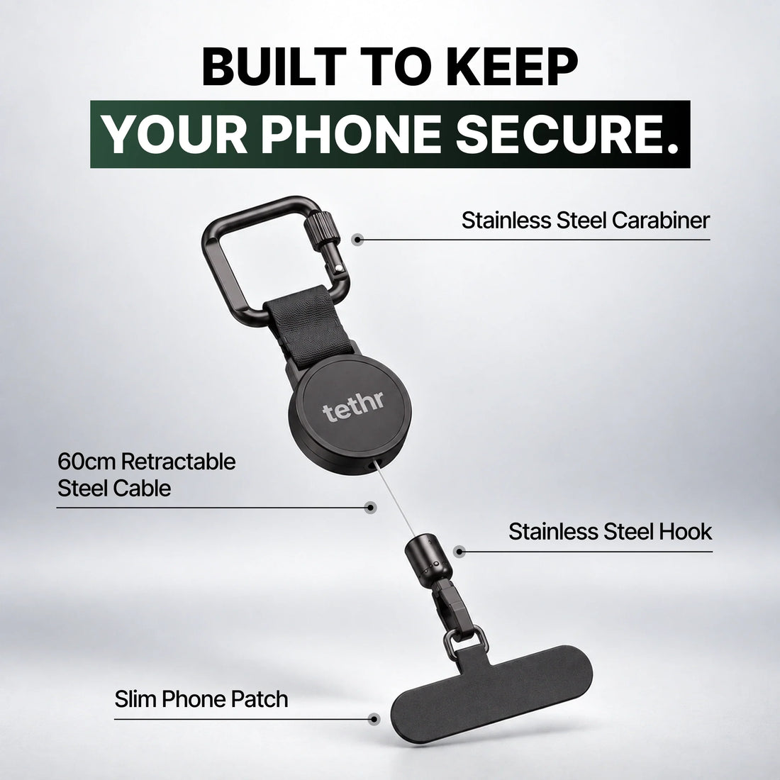 Tethr Retractable Phone Leash